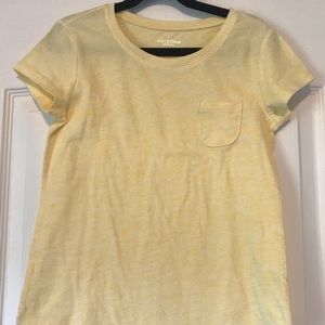 Girls Yellow Arizona Pocket T- 10/12